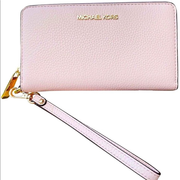 Michael Kors jet limited burgundy set crossbody + burgundy edition wristlet - Picture 6 of 7